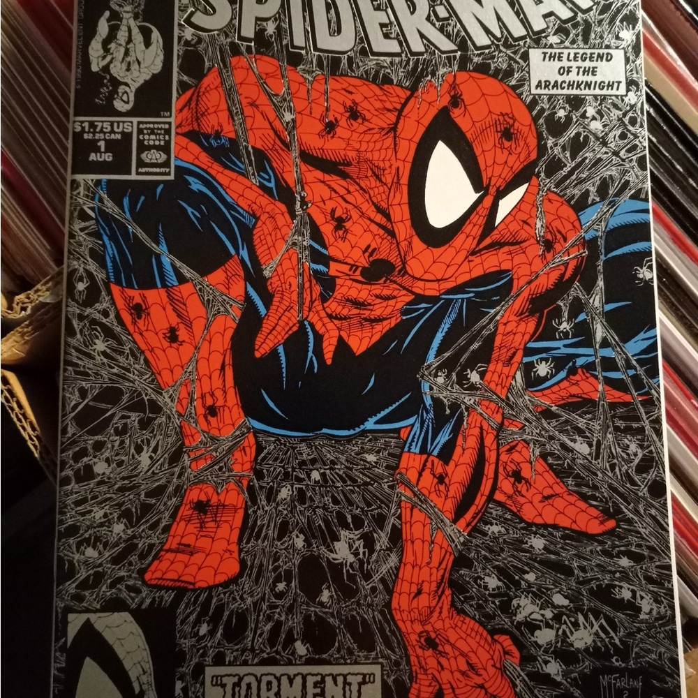 1990 Silver Spiderman #1 Comic Book